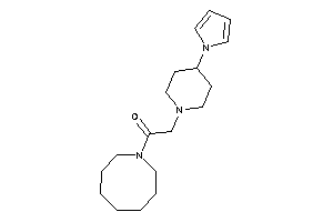 1-(azocan-1-yl)-2-(4-pyrrol-1-ylpiperidino)ethanone