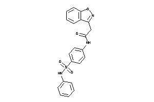 2-indoxazen-3-yl-N-[4-(phenylsulfamoyl)phenyl]acetamide