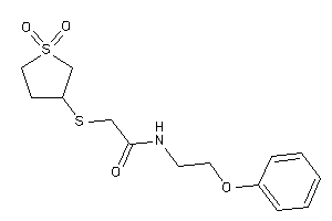 2-[(1,1-diketothiolan-3-yl)thio]-N-(2-phenoxyethyl)acetamide