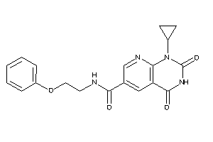 1-cyclopropyl-2,4-diketo-N-(2-phenoxyethyl)pyrido[2,3-d]pyrimidine-6-carboxamide