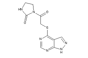 1-[2-(1H-pyrazolo[3,4-d]pyrimidin-4-ylthio)acetyl]-2-imidazolidinone