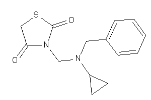 3-[[benzyl(cyclopropyl)amino]methyl]thiazolidine-2,4-quinone