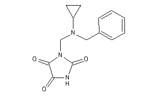 1-[[benzyl(cyclopropyl)amino]methyl]imidazolidine-2,4,5-trione