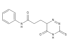3-(5-keto-3-thioxo-6H-1,2,4-triazin-6-yl)-N-phenyl-propionamide