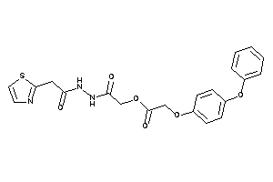 Image of 2-(4-phenoxyphenoxy)acetic Acid [2-keto-2-[N'-(2-thiazol-2-ylacetyl)hydrazino]ethyl] Ester