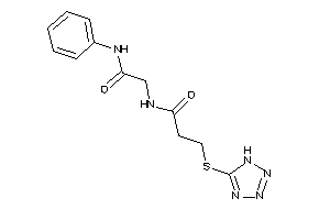 N-(2-anilino-2-keto-ethyl)-3-(1H-tetrazol-5-ylthio)propionamide