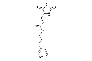 3-(2,5-diketoimidazolidin-4-yl)-N-(2-phenoxyethyl)propionamide