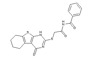 N-[2-[(4-keto-5,6,7,8-tetrahydro-1H-benzothiopheno[2,3-d]pyrimidin-2-yl)thio]acetyl]benzamide