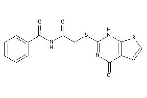 N-[2-[(4-keto-1H-thieno[2,3-d]pyrimidin-2-yl)thio]acetyl]benzamide