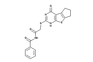 N-[2-[(ketoBLAHyl)thio]acetyl]benzamide