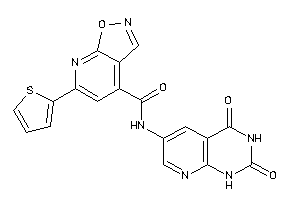 N-(2,4-diketo-1H-pyrido[2,3-d]pyrimidin-6-yl)-6-(2-thienyl)isoxazolo[5,4-b]pyridine-4-carboxamide