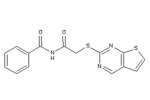 N-[2-(thieno[2,3-d]pyrimidin-2-ylthio)acetyl]benzamide