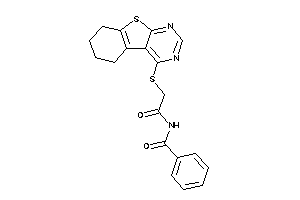 N-[2-(5,6,7,8-tetrahydrobenzothiopheno[2,3-d]pyrimidin-4-ylthio)acetyl]benzamide