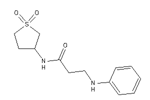 3-anilino-N-(1,1-diketothiolan-3-yl)propionamide