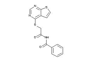 N-[2-(thieno[2,3-d]pyrimidin-4-ylthio)acetyl]benzamide