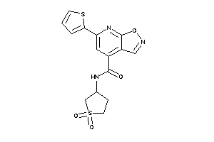 N-(1,1-diketothiolan-3-yl)-6-(2-thienyl)isoxazolo[5,4-b]pyridine-4-carboxamide