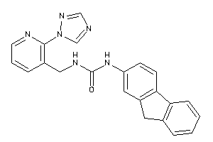 1-(9H-fluoren-2-yl)-3-[[2-(1,2,4-triazol-1-yl)-3-pyridyl]methyl]urea