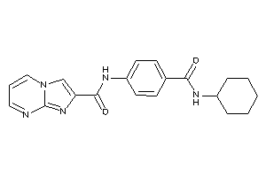 N-[4-(cyclohexylcarbamoyl)phenyl]imidazo[1,2-a]pyrimidine-2-carboxamide