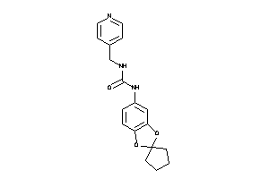 1-(4-pyridylmethyl)-3-spiro[1,3-benzodioxole-2,1'-cyclopentane]-5-yl-urea