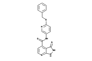 N-(6-benzoxy-3-pyridyl)-3-keto-1,2-dihydropyrazolo[3,4-b]pyridine-4-carboxamide