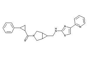 (2-phenylcyclopropyl)-[6-[[[4-(2-pyridyl)thiazol-2-yl]amino]methyl]-3-azabicyclo[3.1.0]hexan-3-yl]methanone