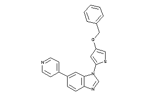 Image of 1-(4-benzoxy-2-thienyl)-6-(4-pyridyl)benzimidazole