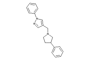1-phenyl-4-[(3-phenylpyrrolidino)methyl]pyrazole
