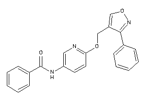N-[6-[(3-phenylisoxazol-4-yl)methoxy]-3-pyridyl]benzamide