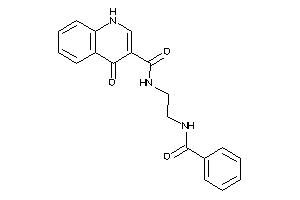 N-(2-benzamidoethyl)-4-keto-1H-quinoline-3-carboxamide