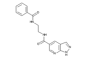 N-(2-benzamidoethyl)-1H-pyrazolo[3,4-b]pyridine-5-carboxamide