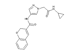 N-[1-[2-(cyclopropylamino)-2-keto-ethyl]pyrazol-4-yl]-2H-chromene-3-carboxamide