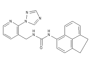 1-acenaphthen-5-yl-3-[[2-(1,2,4-triazol-1-yl)-3-pyridyl]methyl]urea