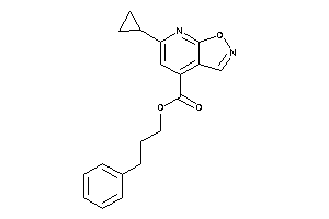 6-cyclopropylisoxazolo[5,4-b]pyridine-4-carboxylic Acid 3-phenylpropyl Ester