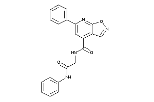 N-(2-anilino-2-keto-ethyl)-6-phenyl-isoxazolo[5,4-b]pyridine-4-carboxamide