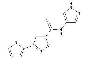 N-(1H-pyrazol-4-yl)-3-(2-thienyl)-2-isoxazoline-5-carboxamide