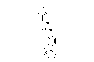 1-[4-(1,1-diketo-1,2-thiazolidin-2-yl)phenyl]-3-(4-pyridylmethyl)urea