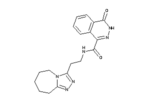 4-keto-N-[2-(6,7,8,9-tetrahydro-5H-[1,2,4]triazolo[4,3-a]azepin-3-yl)ethyl]-3H-phthalazine-1-carboxamide