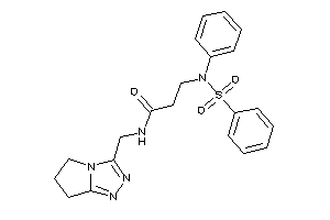 3-(N-besylanilino)-N-(6,7-dihydro-5H-pyrrolo[2,1-c][1,2,4]triazol-3-ylmethyl)propionamide