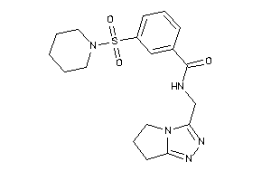 N-(6,7-dihydro-5H-pyrrolo[2,1-c][1,2,4]triazol-3-ylmethyl)-3-piperidinosulfonyl-benzamide