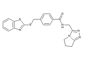 4-[(1,3-benzothiazol-2-ylthio)methyl]-N-(6,7-dihydro-5H-pyrrolo[2,1-c][1,2,4]triazol-3-ylmethyl)benzamide