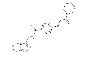 N-(6,7-dihydro-5H-pyrrolo[2,1-c][1,2,4]triazol-3-ylmethyl)-4-(2-keto-2-piperidino-ethoxy)benzamide