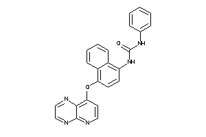 1-phenyl-3-(4-pyrido[2,3-b]pyrazin-8-yloxy-1-naphthyl)urea