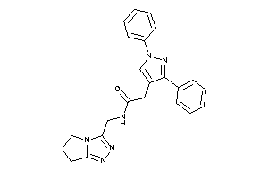 N-(6,7-dihydro-5H-pyrrolo[2,1-c][1,2,4]triazol-3-ylmethyl)-2-(1,3-diphenylpyrazol-4-yl)acetamide