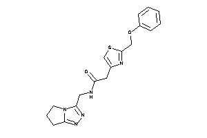 N-(6,7-dihydro-5H-pyrrolo[2,1-c][1,2,4]triazol-3-ylmethyl)-2-[2-(phenoxymethyl)thiazol-4-yl]acetamide