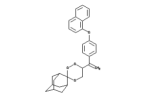 Image of 6-[1-[4-(1-naphthoxy)phenyl]vinyl]spiro[1,2,4-trioxane-3,2'-adamantane]