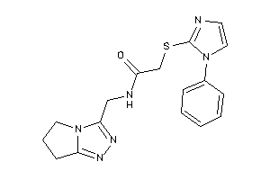 N-(6,7-dihydro-5H-pyrrolo[2,1-c][1,2,4]triazol-3-ylmethyl)-2-[(1-phenylimidazol-2-yl)thio]acetamide