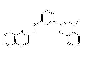 2-[3-(2-quinolylmethoxy)phenyl]chromone