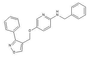 Benzyl-[5-[(3-phenylisoxazol-4-yl)methoxy]-2-pyridyl]amine