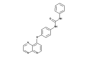 1-phenyl-3-(4-pyrido[2,3-b]pyrazin-8-yloxyphenyl)urea