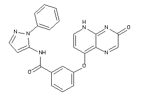 3-[(3-keto-5H-pyrido[2,3-b]pyrazin-8-yl)oxy]-N-(2-phenylpyrazol-3-yl)benzamide